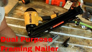 Bostitch F21PL Dual Purpose Nailer [upl. by Indira88]