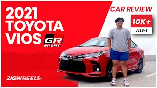 2021 Toyota Vios GRS Review  ZigwheelsPh [upl. by Suolhcin]