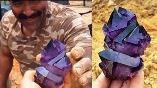 Digging for Top Quality World Class Amethyst Quartz Crystals in South Carolina [upl. by Eema860]