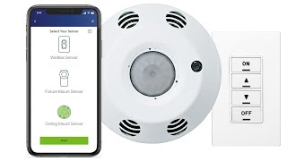 How to Install Leviton Smart Ceiling Mount Room Controllers and Sensors [upl. by Arbed423]