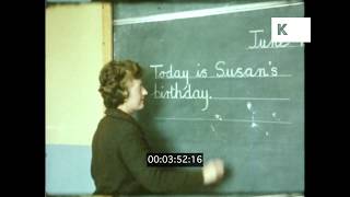 Village Primary School Life 1960s UK 16mm [upl. by Luing616]