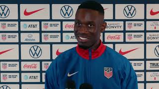 USMNT FORWARD FOLARIN BALOGUN ahead of Team USA facing Bolivia in Copa America [upl. by Aivatal525]