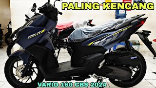 VARIO 160 CBS 2024 TERBARU WARNA MATTE BLUE TAMPIL MEWAH 🔥 [upl. by April781]