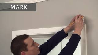 How to Install Faux Wood Blinds Outside Mount [upl. by Diella]