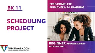 BK11 Scheduling Project amp TotalFree Float Free Primavera p6 Online tutorial for beginners [upl. by Eydnarb]