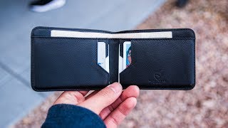 Vaultskin Manhattan Slim Wallet Review  Best Minimalist Bifold Wallet [upl. by Akla401]