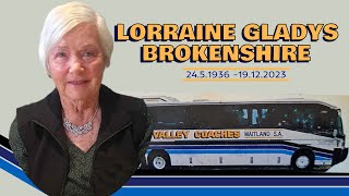 BROKENSHIRE Lorraine Gladys Memorial Service [upl. by Gaultiero]