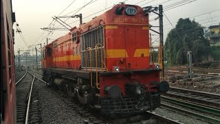 Mumbai Mail entering Howrah Junction  Howrah station entry [upl. by Nicki]