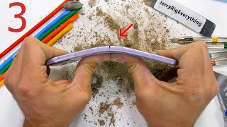 Samsung Z Flip 3 Durability Test  Can it survive Dirt [upl. by Ellerrehs]