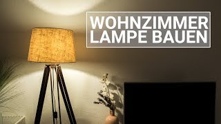 DIY Wohnzimmer Lampe bauen [upl. by Nileuqay]