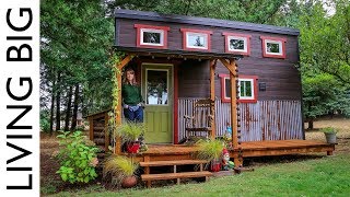 Adorable Tiny House Built By Love Family and Community [upl. by Luelle]