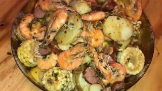 Shrimp Boil Cajun Sea Food  Spice Cabinet [upl. by Zaob]