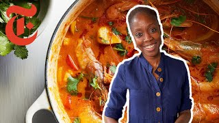 The Most Beautiful Seafood Stew  Brazilian Moqueca with Yewande Komolafe  NYT Cooking [upl. by Avaria381]