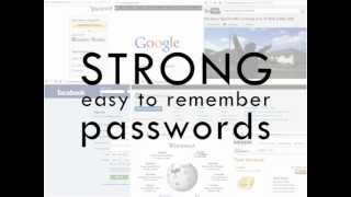 How to Create Strong Easy to Remember Passwords [upl. by Rehpotirhc]