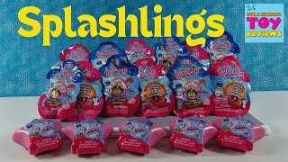 Splashlings Wave 1 amp 2 Blind Bag Figure Opening [upl. by Bibah]