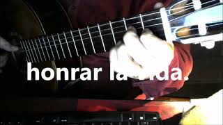 honrar la vida  julio biurrun  how to play [upl. by Aneles]