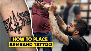 HOW I MAKE ARM BAND TATTOO [upl. by Naitsihc]