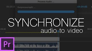 How to SYNCHRONIZE amp MERGE Audio with Video [upl. by Harms]