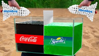 CocaCola amp Sprite vs Mentos  Best Coke Experiments [upl. by Jervis]