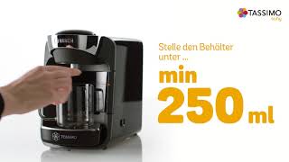 Bosch Anwenderfilm Inbetriebnahme TASSIMO SUNY [upl. by Asertal]