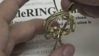 Puzzle Ring Solution for 6 Band REGULAR Puzzle Rings 6B141 [upl. by Diamante310]