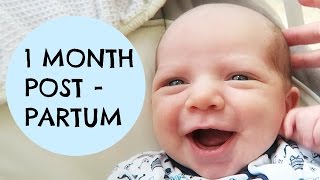 1 MONTH POSTPARTUM amp 1 MONTH BABY UPDATE [upl. by Leund]