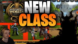 Adventure Quest Worlds Infinity New Class AQW News [upl. by Einahpts75]