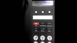 Configurar dirección IP AVAYA 1603 [upl. by Aisatan]