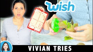 Wish Haul Review  Testing 1 Kitchen Gadgets [upl. by Otsuaf536]