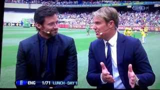 Hugh Jackman interview on the cricket show [upl. by Wickman]