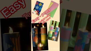 Diwali decoration ideas tealight candle holdertealight holder shortsfeed shortsviralvideo [upl. by Ardnassac328]