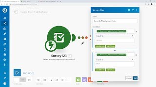 ArcGIS Survey123 Automate Workflows with Integromat [upl. by Tonya]