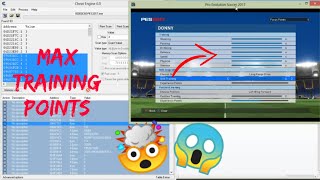 PES 2017  Become A Legend BAL  Training Points Edit  Cheat Engine [upl. by Nueoht297]