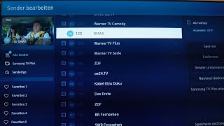 TV PROGRAMME SORTIEREN amp FAVORITENLISTE ERSTELLEN  SCHRITT FÜR SCHRITT ANLEITUNG  SAMSUNG TV [upl. by Atniuqal618]
