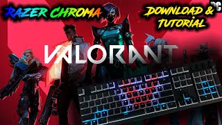 Valorant Razer Chroma Profile  Tutorial and Download [upl. by Ayin]