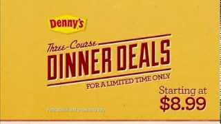 TV Spot  Dennys  Three Course Dinner Deals  Welcome To Americas Diner [upl. by Aylatan]