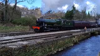 Witherslack Hall passing through Haworth [upl. by Yrdua]