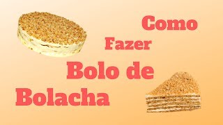 Como fazer bolo de bolacha [upl. by Nicolea478]