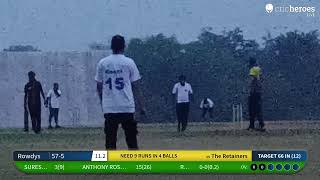 Live Cricket Match  The Retainers vs Rowdys  01Dec24 0219 PM 15 overs  USDC Global Corporate C [upl. by Cordi]