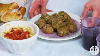 Baked Turkey Meatballs  Our Favorite Appetizers  Allrecipescom [upl. by Araccat]