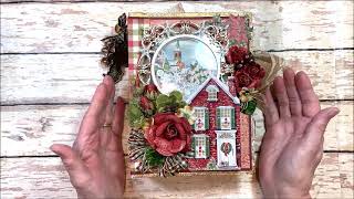 Throwback Thursday Stamperia Classic Christmas Mini Album [upl. by Efi457]