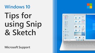 Snip amp Sketch  How to Snip amp Annotate What’s on Your PC Screen  Cool Features in Windows 10 [upl. by Aro648]