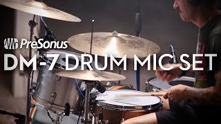 PreSonus Introduces the DM7 Drum Microphone Set Every Mic a Drummer Needs [upl. by Celestyna]