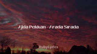 Ajda Pekkan  Arada Sırada SözleriLyrics [upl. by Jilly]