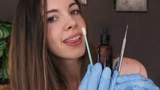 ASMR  Ear Cleaning Ear Shaving amp Ear Measuring [upl. by Adla]