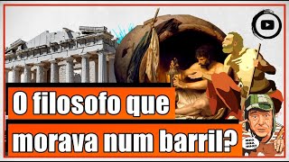 Diógenes o Cínico  O filosofo que morava num barril  Filosofia na Grécia Antiga [upl. by Adamsun]