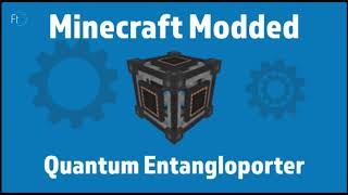 Minecraft Quantum Entangloporter  Quick Guide  Mekanism [upl. by Koralie]