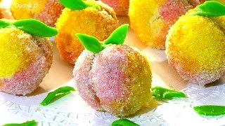 Пирожное Персики Как приготовить пирожные персики Cake Peaches [upl. by Petras653]