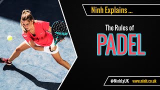 The Rules of Padel Paddle Tennis  EXPLAINED [upl. by Nonie]