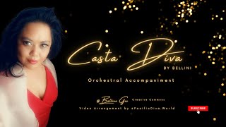 Casta Diva by Bellini  Orchestral Accompaniment with vocal score [upl. by Colin206]